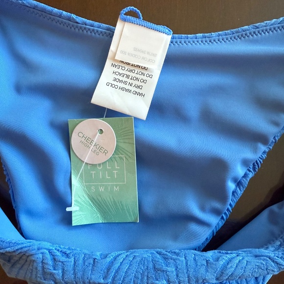 Full Tilt- 2 piece blue bikini. New with tags attached. Super cute! - Picture 10 of 10